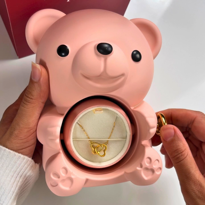 Ours Éternel & Collier Personnalisé